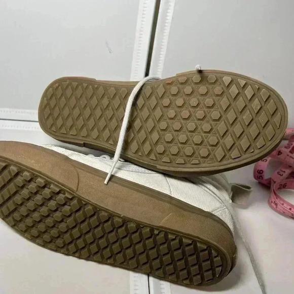 Vans SK8 Hi M Size 5.5, W 7 Shoes Gray Mid Top Off the Wall Suede Skate - Picture 5 of 6